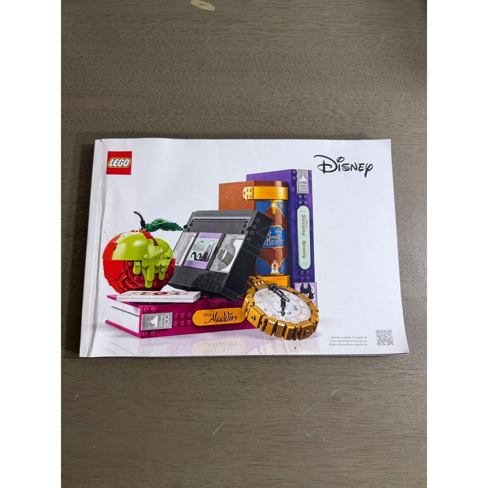 LEGO Disney Villain Icons 43227 Instruction Manual Only 100th Anniversary Guide